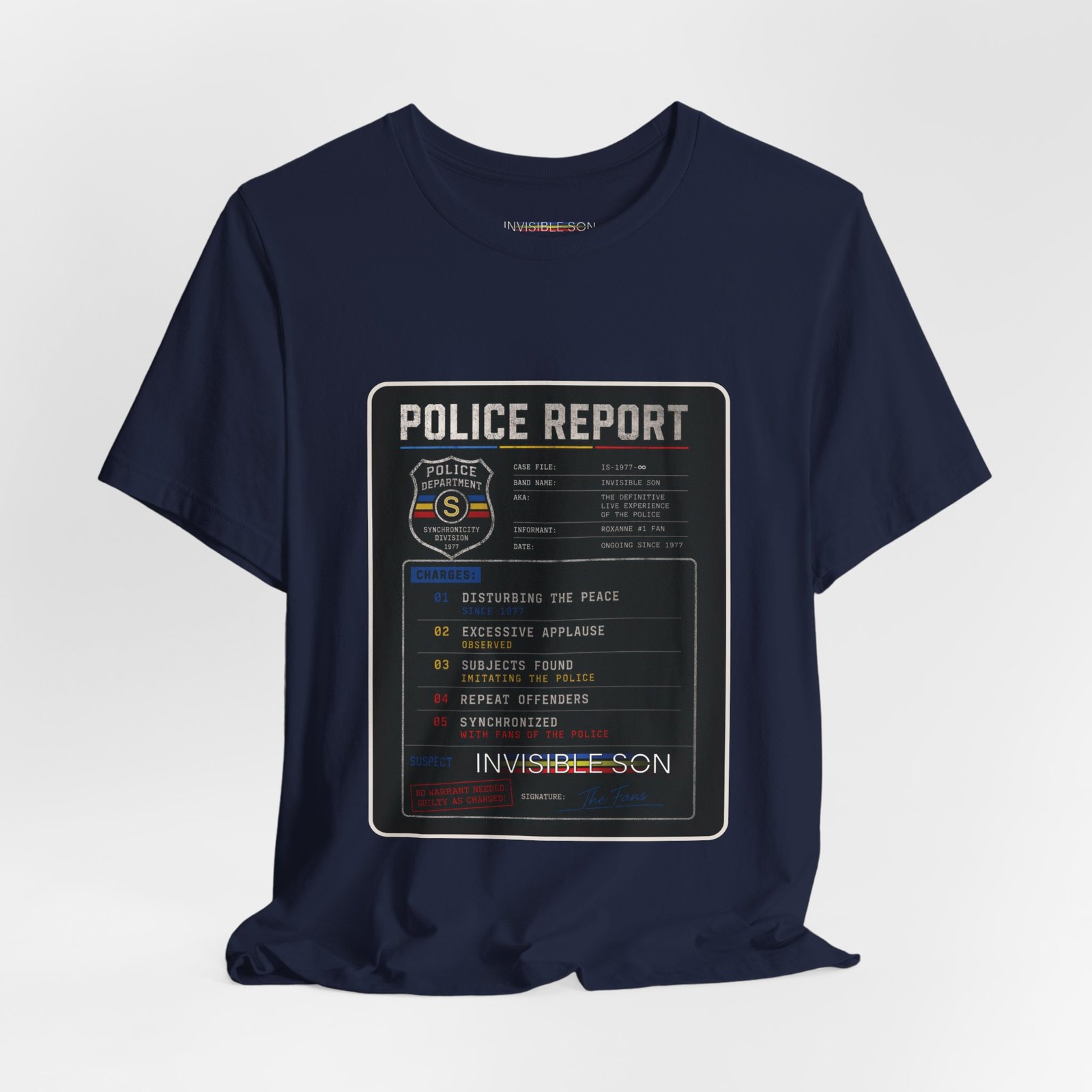 Police Report - Disturbing the Peace | Unisex Tee - Image 16