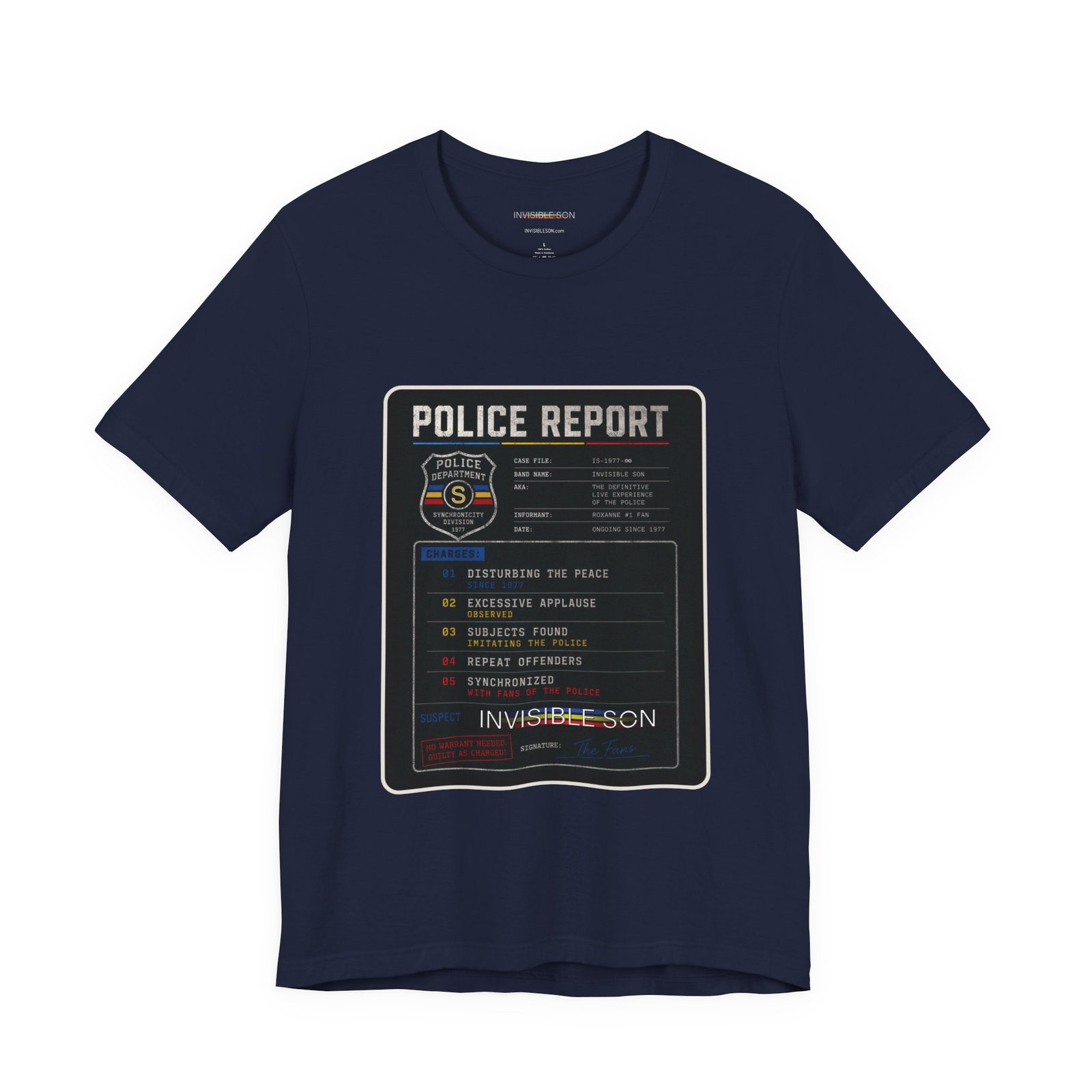 Police Report - Disturbing the Peace | Unisex Tee - Image 13
