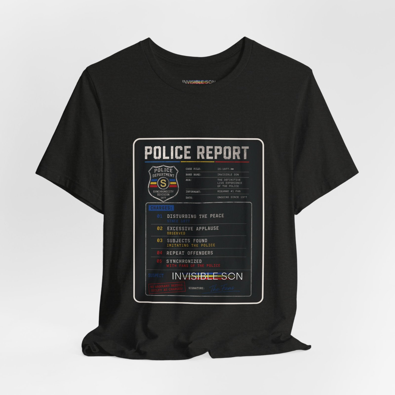 Police Report - Disturbing the Peace | Unisex Tee - Image 12