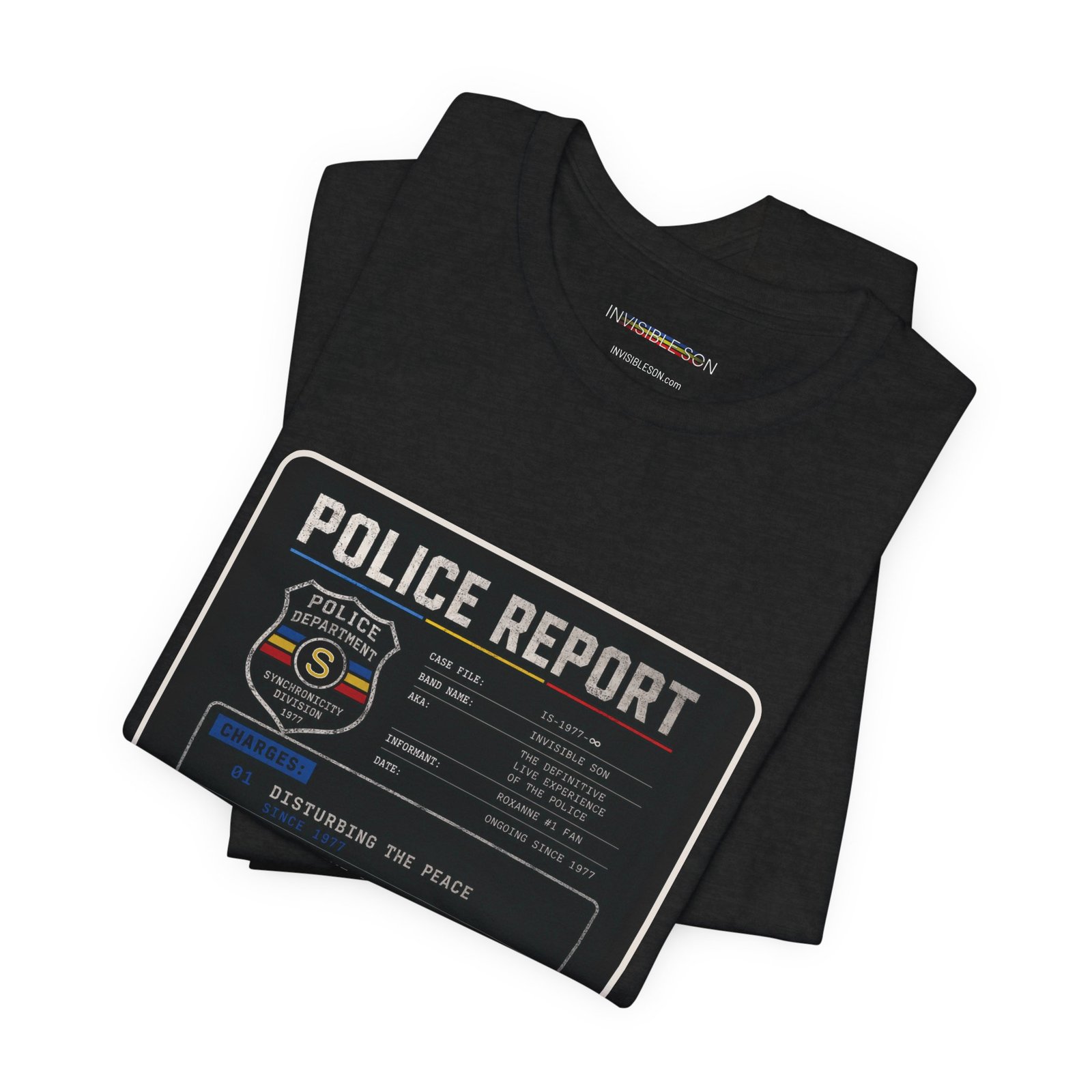 Police Report - Disturbing the Peace | Unisex Tee - Image 7