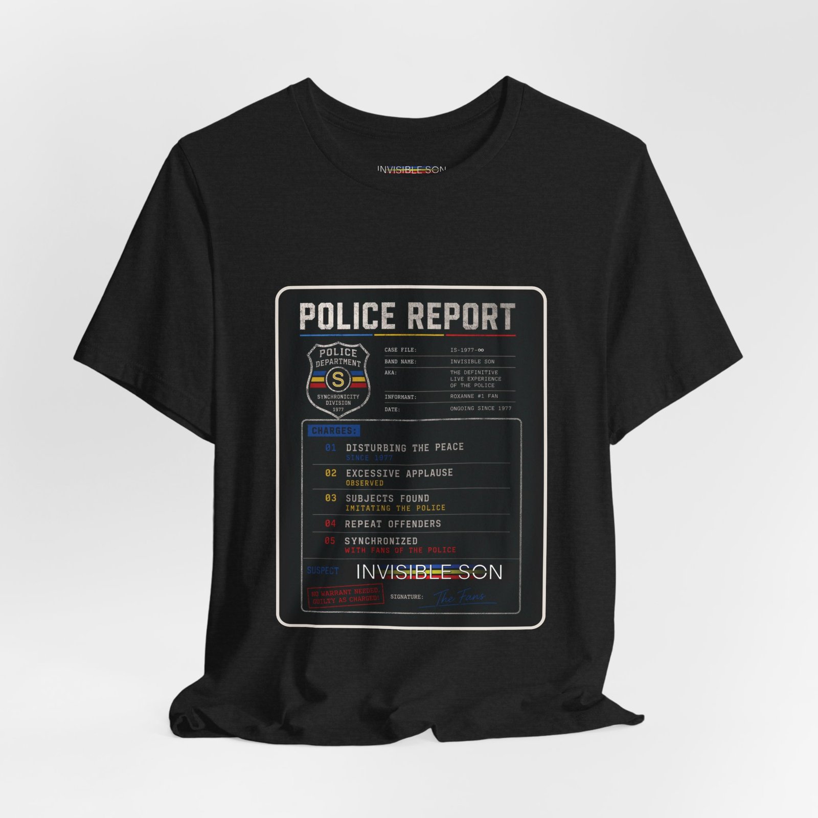 Police Report - Disturbing the Peace | Unisex Tee - Image 8