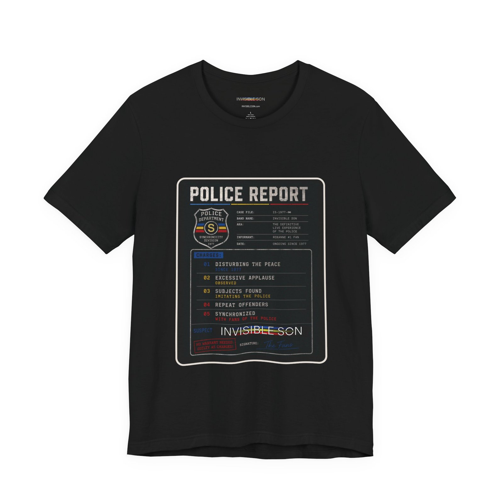 Police Report - Disturbing the Peace | Unisex Tee